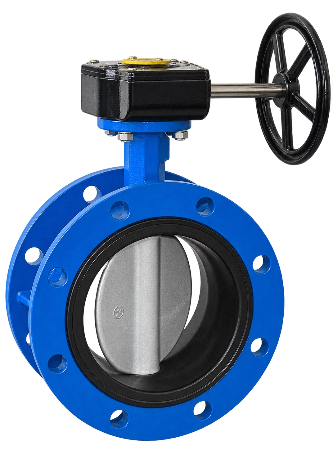 Double Flanged Butterfly Valve Gear Operated