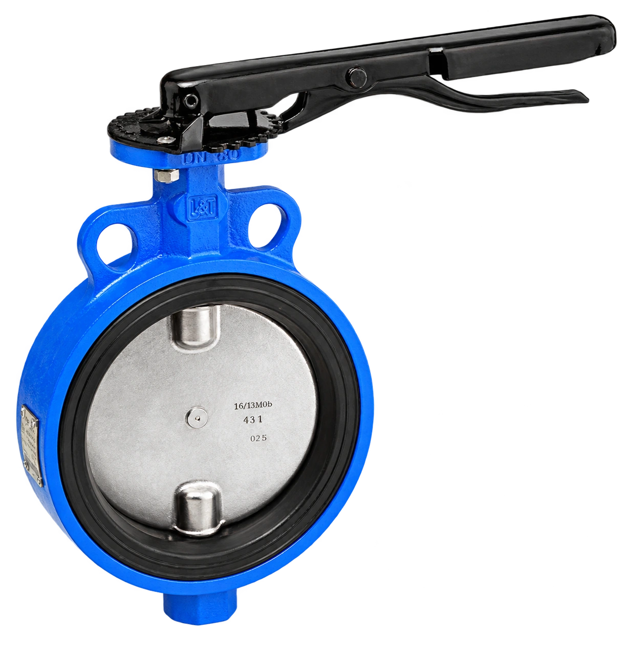 Wafer Type Butterfly Valve Lever Operated